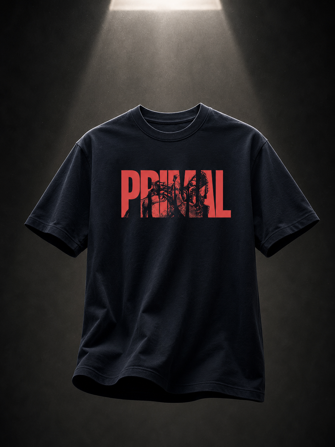 BEAST RED PRINT TEE